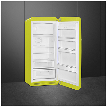 картинка Отдельностоящий холодильник Smeg FAB28RLI5 лайм  картинка Отдельностоящий холодильник Smeg FAB28RLI5 лайм