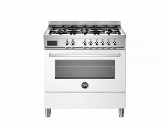 картинка Комбинированная кухонная плита Bertazzoni PRO96L1EBIT белая  картинка Комбинированная кухонная плита Bertazzoni PRO96L1EBIT белая