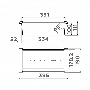 картинка Коландер Omoikiri CO-05 LG  картинка Коландер Omoikiri CO-05 LG