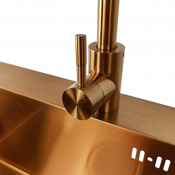 картинка Комплект Emar PVD COPPERY (мойка и дозатор)  картинка Комплект Emar PVD COPPERY (мойка и дозатор)