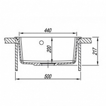 картинка Мойка для кухни Florentina ЛИПСИ-510 