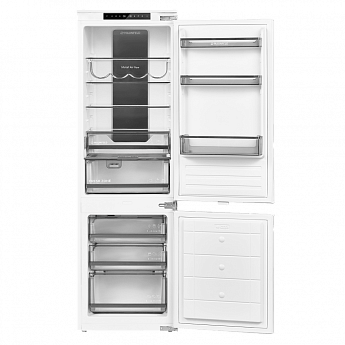 картинка Встраиваемый холодильник Maunfeld MBF17754NFWHGR LUX Inverter  картинка Встраиваемый холодильник Maunfeld MBF17754NFWHGR LUX Inverter