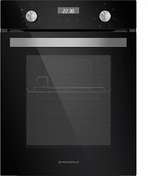 картинка Узкий духовой шкаф Maunfeld EOEM516B 
