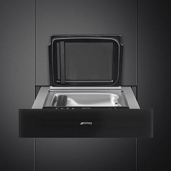 картинка Ящик для вакуумирования Smeg CPV115B3 чёрное стекло  картинка Ящик для вакуумирования Smeg CPV115B3 чёрное стекло