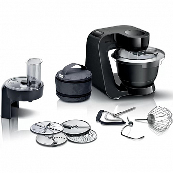 картинка Кухонный комбайн Bosch MUM59N26CB черный  картинка Кухонный комбайн Bosch MUM59N26CB черный