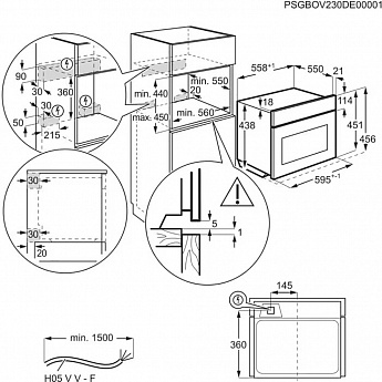 картинка Электрический духовой шкаф с функцией СВЧ Aeg NKK9N821T 