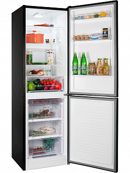 картинка Отдельностоящий холодильник Nord NRB 162NF B черный 