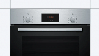 картинка Электрический духовой шкаф Bosch HBF512BS1T нержавеющая сталь  картинка Электрический духовой шкаф Bosch HBF512BS1T нержавеющая сталь