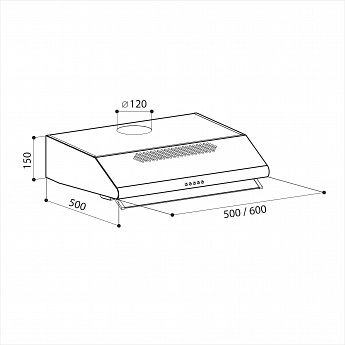 картинка Кухонная вытяжка Lex SIMPLE 600 INOX нержавеющая сталь  картинка Кухонная вытяжка Lex SIMPLE 600 INOX нержавеющая сталь