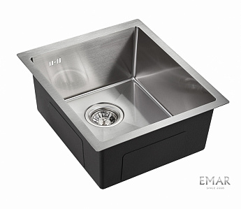 картинка Мойка для кухни Emar EMB-130 PVD Nano Satine  картинка Мойка для кухни Emar EMB-130 PVD Nano Satine