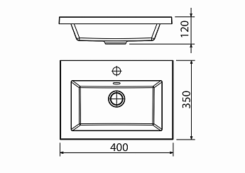 картинка Раковина Florentina Анита 400 