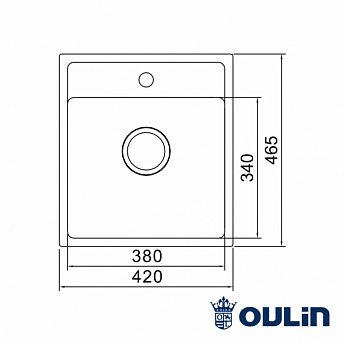 картинка Мойка для кухни Oulin OL-FUR112  картинка Мойка для кухни Oulin OL-FUR112