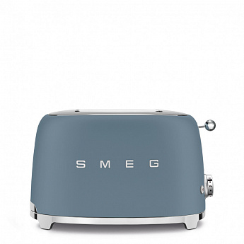 картинка Тостер Smeg TSF01SBMEU синий шторм матовый  картинка Тостер Smeg TSF01SBMEU синий шторм матовый