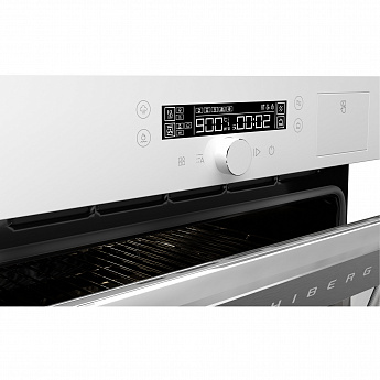 картинка Электрический духовой шкаф с функцией пароварки и СВЧ Hiberg MS-VM 5115 W SMART  картинка Электрический духовой шкаф с функцией пароварки и СВЧ Hiberg MS-VM 5115 W SMART