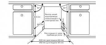 картинка Встраиваемая посудомоечная машина Midea MID45S730i  картинка Встраиваемая посудомоечная машина Midea MID45S730i