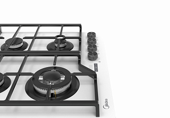 картинка Газовая варочная панель Midea MG697TTGW белая 