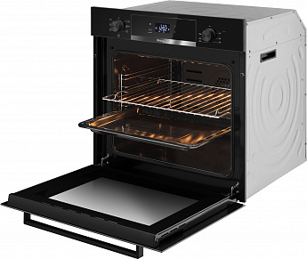 картинка Электрический духовой шкаф Weissgauff EOV 29 PDBS Black Edition 