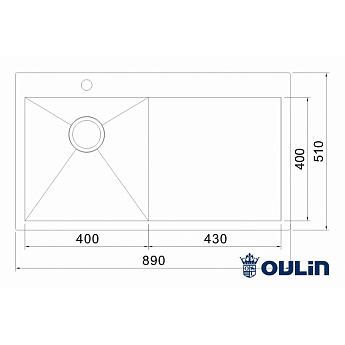 картинка Мойка для кухни Oulin OL-FTL101R  картинка Мойка для кухни Oulin OL-FTL101R