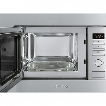 картинка Микроволновая печь Smeg FMI017X  картинка Микроволновая печь Smeg FMI017X