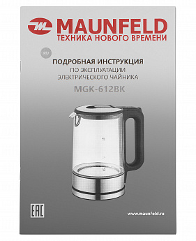 картинка Чайник Maunfeld MGK-612BK  картинка Чайник Maunfeld MGK-612BK