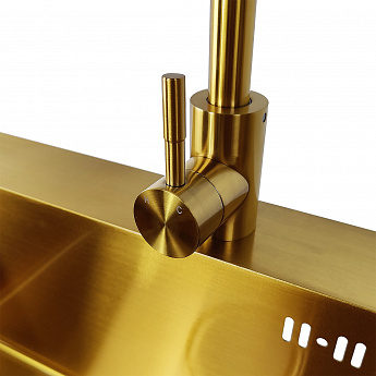 картинка Комплект Emar PVD GOLDEN (мойка, смеситель, дозатор)   картинка Комплект Emar PVD GOLDEN (мойка, смеситель, дозатор)