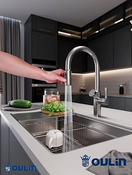 картинка Смеситель Oulin OL - 8018 SATIN 