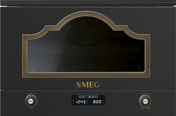 картинка Микроволновая печь Smeg MP722AO антрацит  картинка Микроволновая печь Smeg MP722AO антрацит