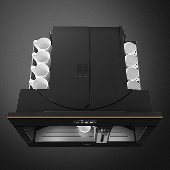 картинка Кофемашина Smeg CMS4604NRRU  картинка Кофемашина Smeg CMS4604NRRU