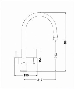 картинка Смеситель Emar ЕС - 3015 PVD Dark  картинка Смеситель Emar ЕС - 3015 PVD Dark