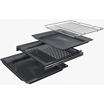 картинка Электрический духовой шкаф Bosch HRG978NB1 черный 