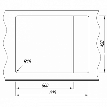 картинка Мойка для кухни Florentina Липси-650 