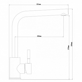 картинка Смеситель Dr. Gans ЛИРА 