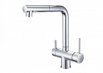 картинка Смеситель Emar Steel ЕСВ 7017 хром 