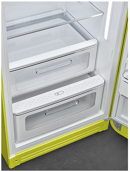картинка Отдельностоящий холодильник Smeg FAB28RLI5 лайм  картинка Отдельностоящий холодильник Smeg FAB28RLI5 лайм