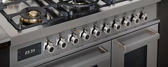 картинка Комбинированная кухонная плита Bertazzoni PRO106L2EXT нержавеющая сталь  картинка Комбинированная кухонная плита Bertazzoni PRO106L2EXT нержавеющая сталь