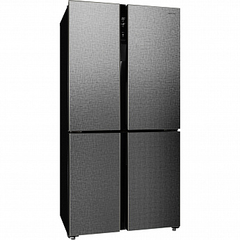 картинка Отдельностоящий холодильник Hiberg RFQ-500DX NFXQ INVERTER стальной лен  картинка Отдельностоящий холодильник Hiberg RFQ-500DX NFXQ INVERTER стальной лен