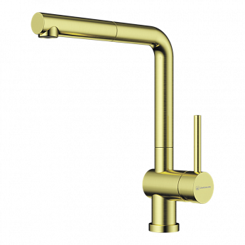 картинка Смеситель Omoikiri AKASHI-S-LG светлое золото 