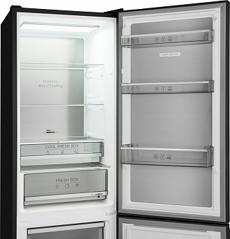 картинка Отдельностоящий холодильник Weissgauff WRK 2000 Premium Total NoFrost Black 