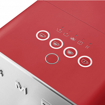 картинка Кофемашина Smeg BCC01RDMEU красный матовый 