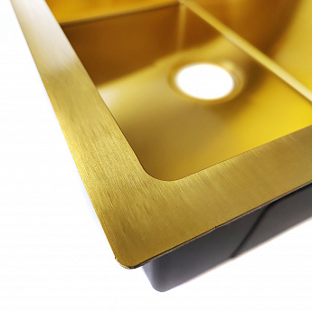 картинка Комплект Emar PVD GOLDEN (мойка, смеситель, дозатор)   картинка Комплект Emar PVD GOLDEN (мойка, смеситель, дозатор)