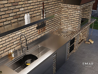 картинка Кухонная мойка Emar Pvd EMB-111 SATIN 