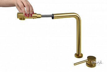 картинка Смеситель Emar ЕС - 7027 PVD Golden  картинка Смеситель Emar ЕС - 7027 PVD Golden