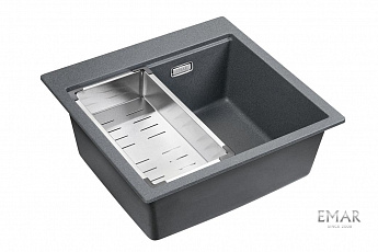 картинка Мойка для кухни Emar Quartz EMQ-1520.Q  картинка Мойка для кухни Emar Quartz EMQ-1520.Q
