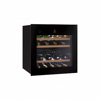 картинка Встраиваемый винный шкаф Lex LWD6036BL dual zone PP  картинка Встраиваемый винный шкаф Lex LWD6036BL dual zone PP