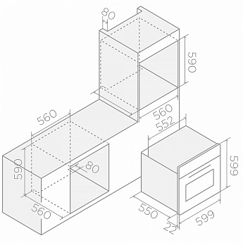 картинка Электрический духовой шкаф Elica VIRTUS MULTI 60 TFT new  картинка Электрический духовой шкаф Elica VIRTUS MULTI 60 TFT new