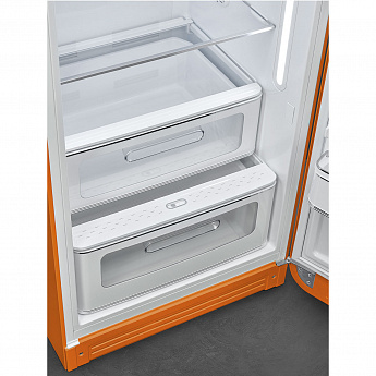 картинка Отдельностоящий холодильник Smeg FAB28ROR5 оранжевый  картинка Отдельностоящий холодильник Smeg FAB28ROR5 оранжевый