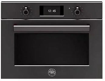 картинка Электрический духовой шкаф с функцией СВЧ Bertazzoni F457PROMWTN карбонио 