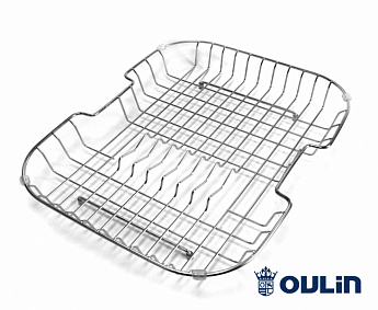 картинка Oulin корзина для посуды(фруктов) Ol-150L хром  картинка Oulin корзина для посуды(фруктов) Ol-150L хром
