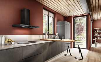 картинка Кухонная вытяжка Elica ADELE @ BL MAT/A/90 