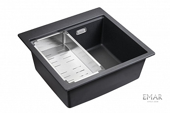 картинка Мойка для кухни Emar Quartz EMQ-1520.Q  картинка Мойка для кухни Emar Quartz EMQ-1520.Q